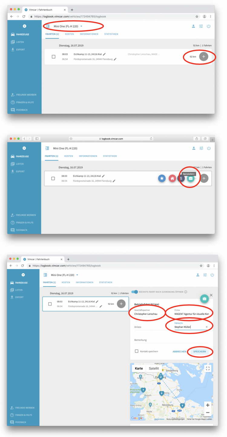 Nutzung des Poolautos